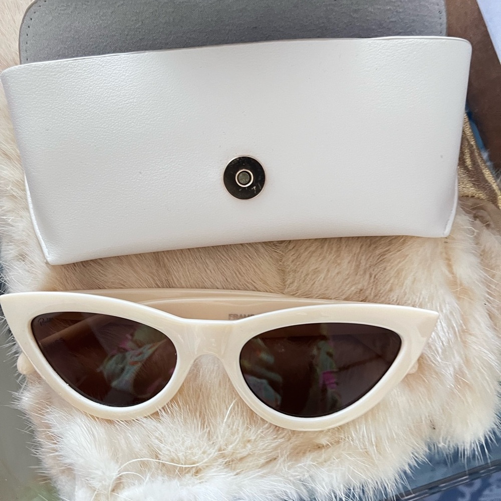 Eleventh Hour Ivory Cat Eye Sunglasses